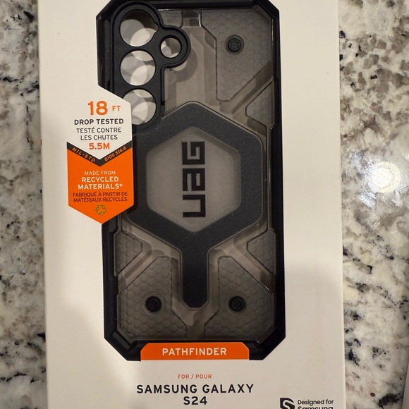 Ag Adriano Goldschmied Pathfinder Gray Case for Samsung Galaxy S24 - Picture 1 of 1